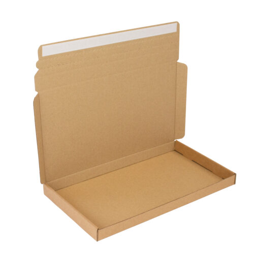 12x7x1 inch self-seal letterbox packaging with tear open strip