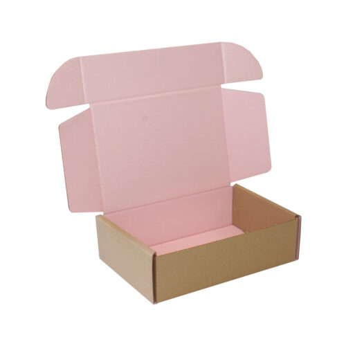 10x7x3” <br>Baby Pink Single Wall Printed Gift Boxes <br>25x18x8cm