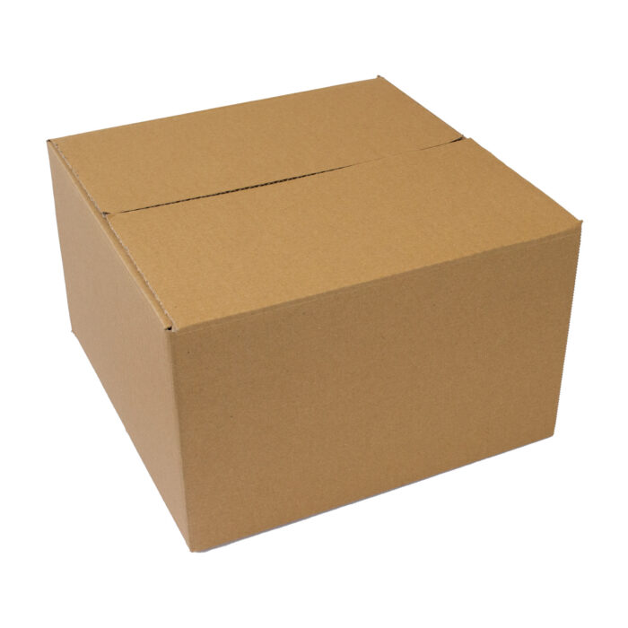 10x10x6 cardboard box closed