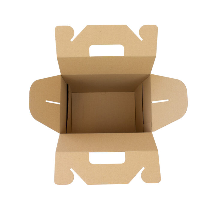 10x7x11 inch cardboard hamper box lunchbox style