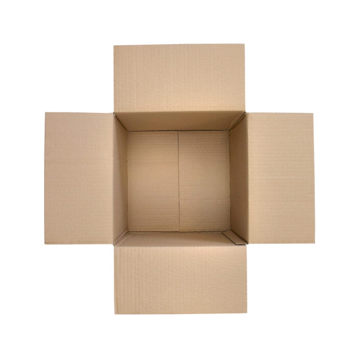 11x11x11" double wall house mover box top down photograph