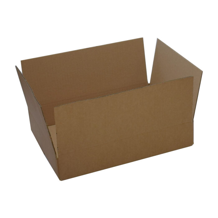 12x9x2 cardboard box open