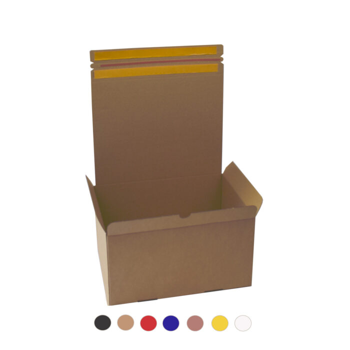 12x9x6 Returnable self-seal postal box