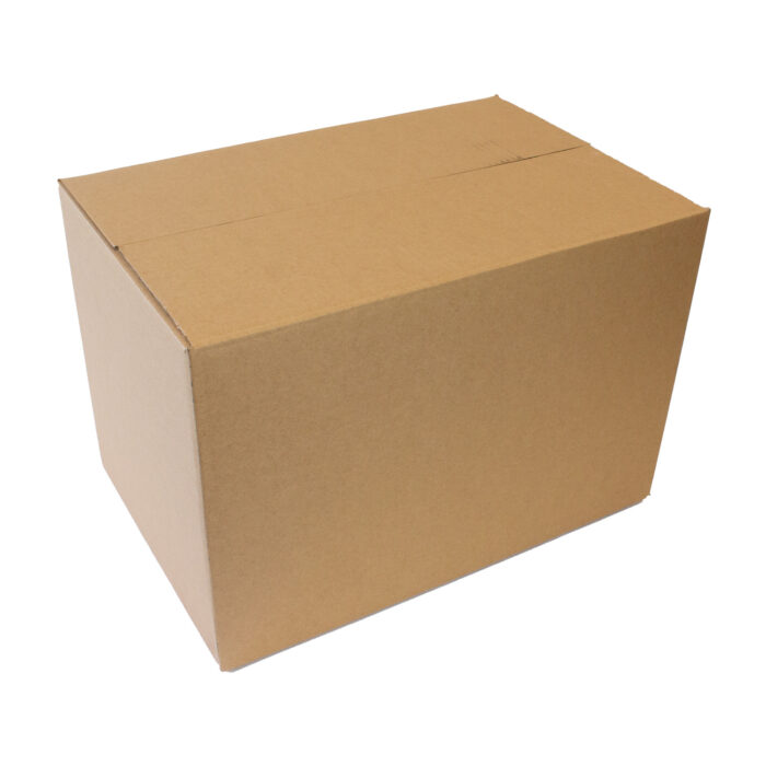 18x12x12" single wall cardboard box closed