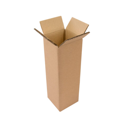 4x4x13" <br>Tall Double Wall Cardboard Boxes <br>10x10x33cm