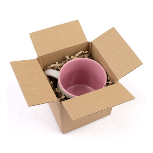 Cardboard box perfect for mugs