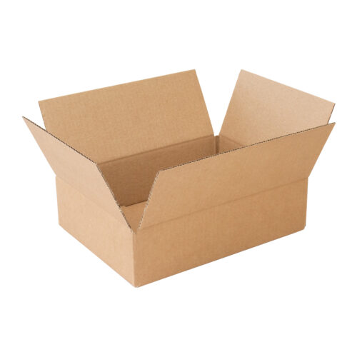 8x6x2 cardboard box open