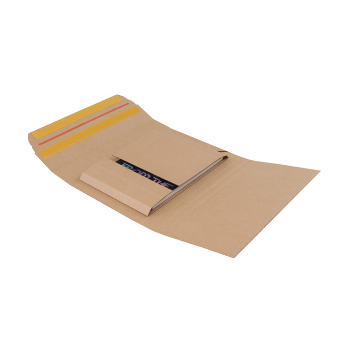 9x6x1.5 book wrap mailer feature shown with slim books