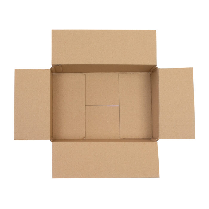 9x6x2 cardboard box top down image