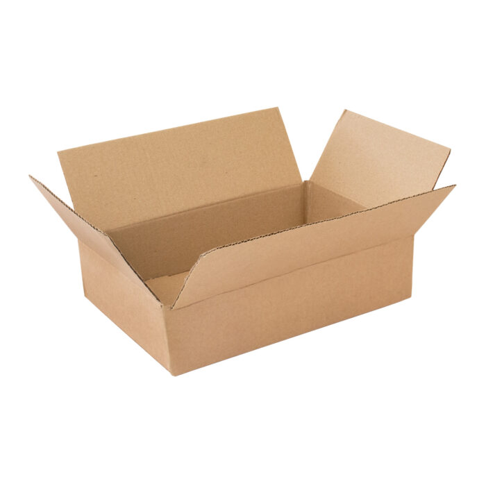 9x6x2 cardboard box open