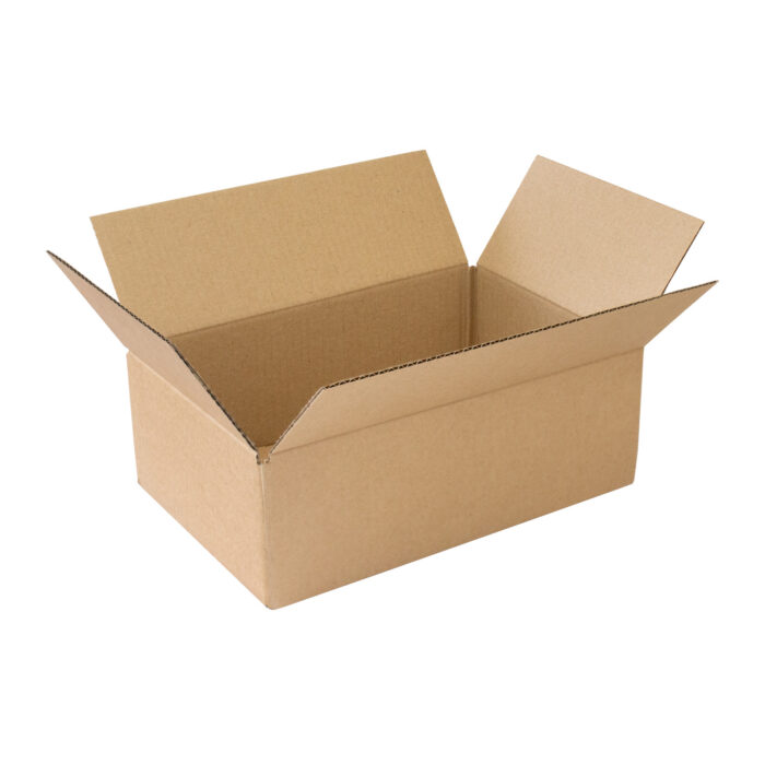 9x6x3 cardboard box open