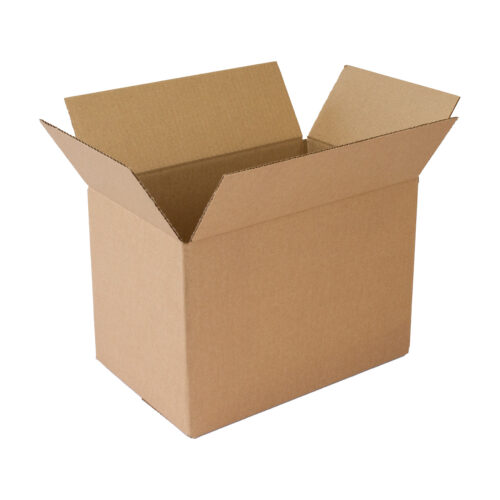 9x6x6 cardboard box open