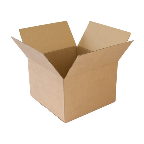 open cardboard box 9x9x6